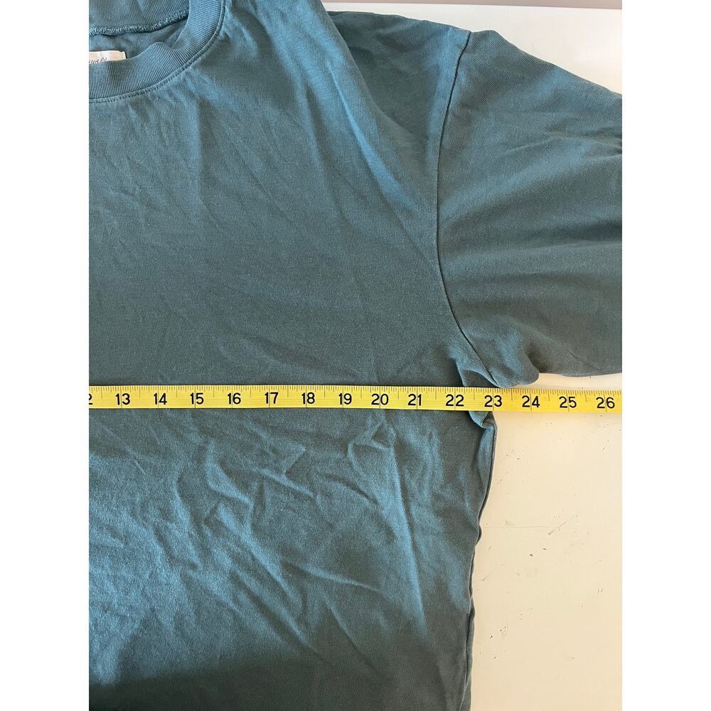 Madewell Crewneck Long-sleeve Cotton Tee in Sage Green - Picture 7 of 7